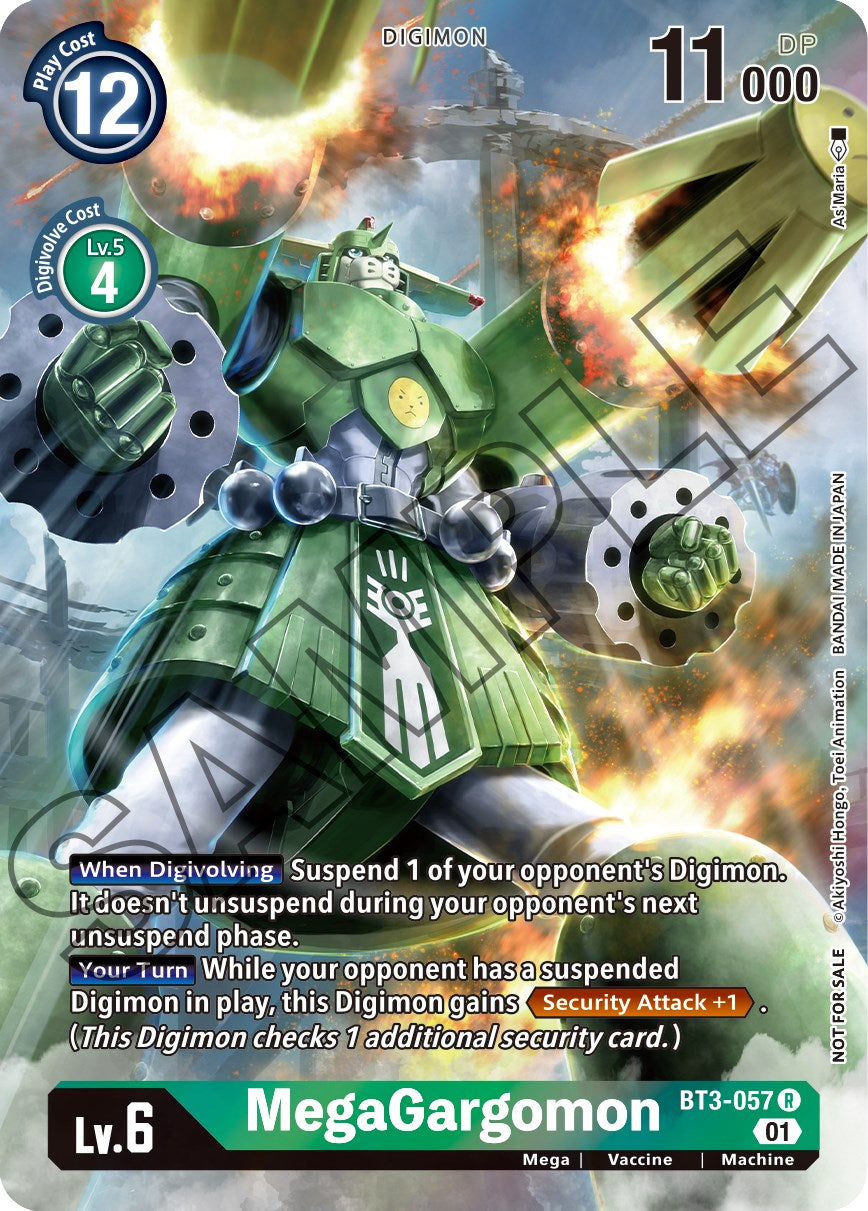 MegaGargomon [BT3-057] (Tamer's Card Set 1) [Release Special Booster Promos] | Devastation Store
