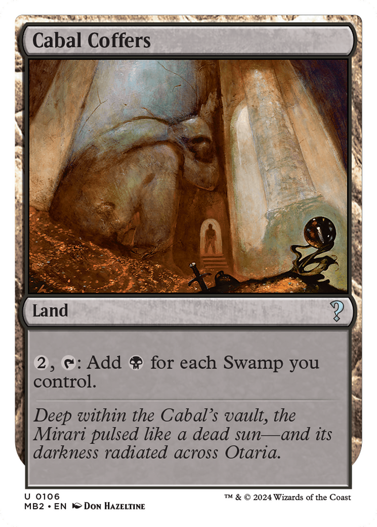 Cabal Coffers (White Border) [Mystery Booster 2] | Devastation Store
