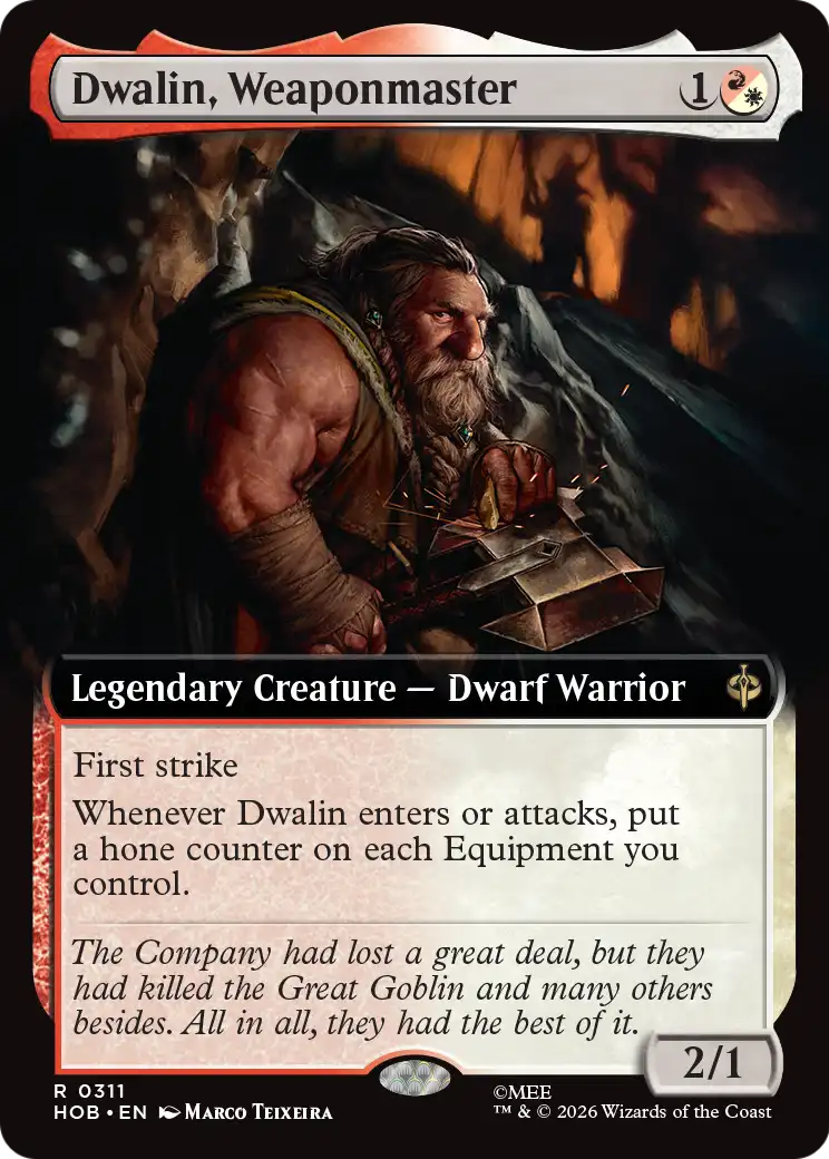 Dwalin, Weaponmaster (Extended Art) [The Hobbit] | Devastation Store