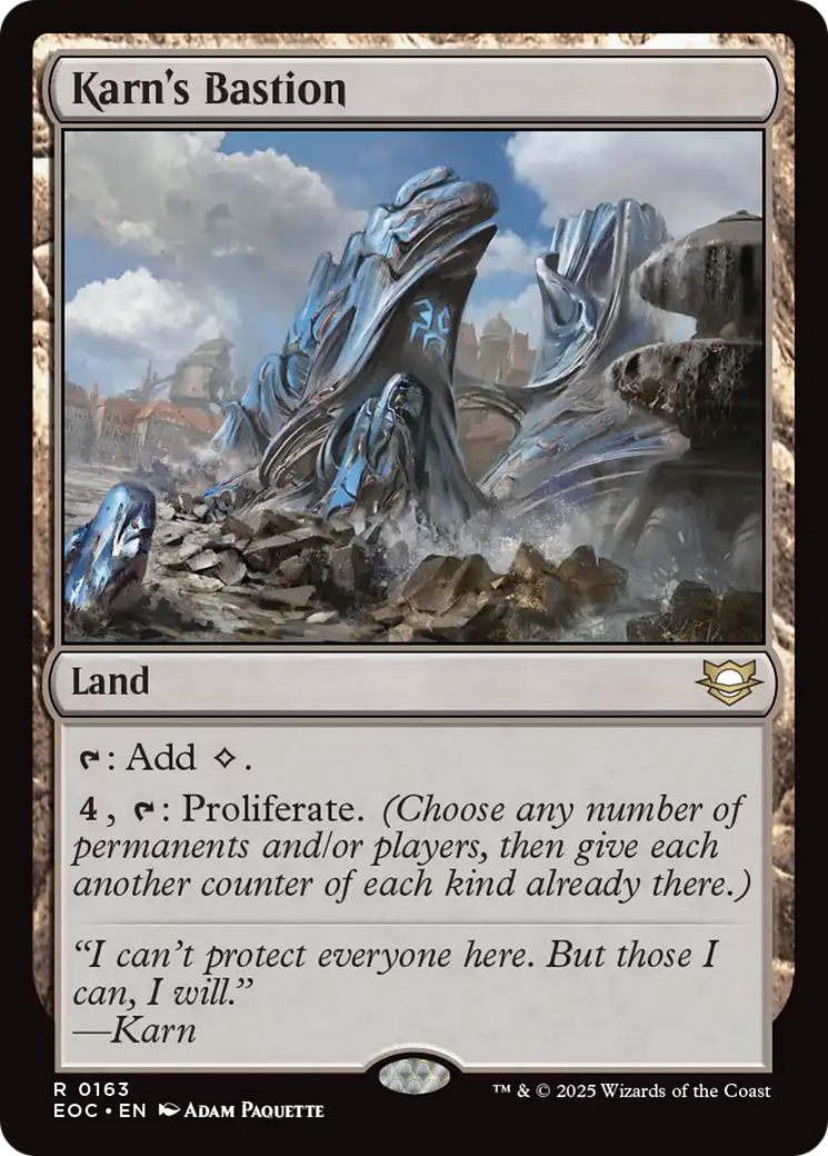 Karn's Bastion [Edge of Eternities Commander] | Devastation Store