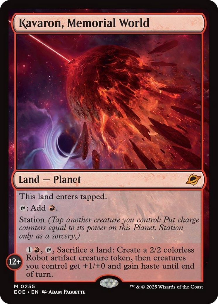 Kavaron, Memorial World [Edge of Eternities] | Devastation Store