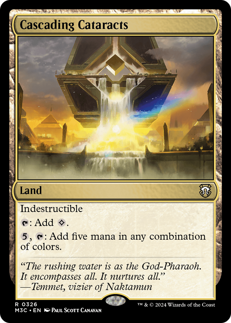 Cascading Cataracts (Ripple Foil) [Modern Horizons 3 Commander] | Devastation Store