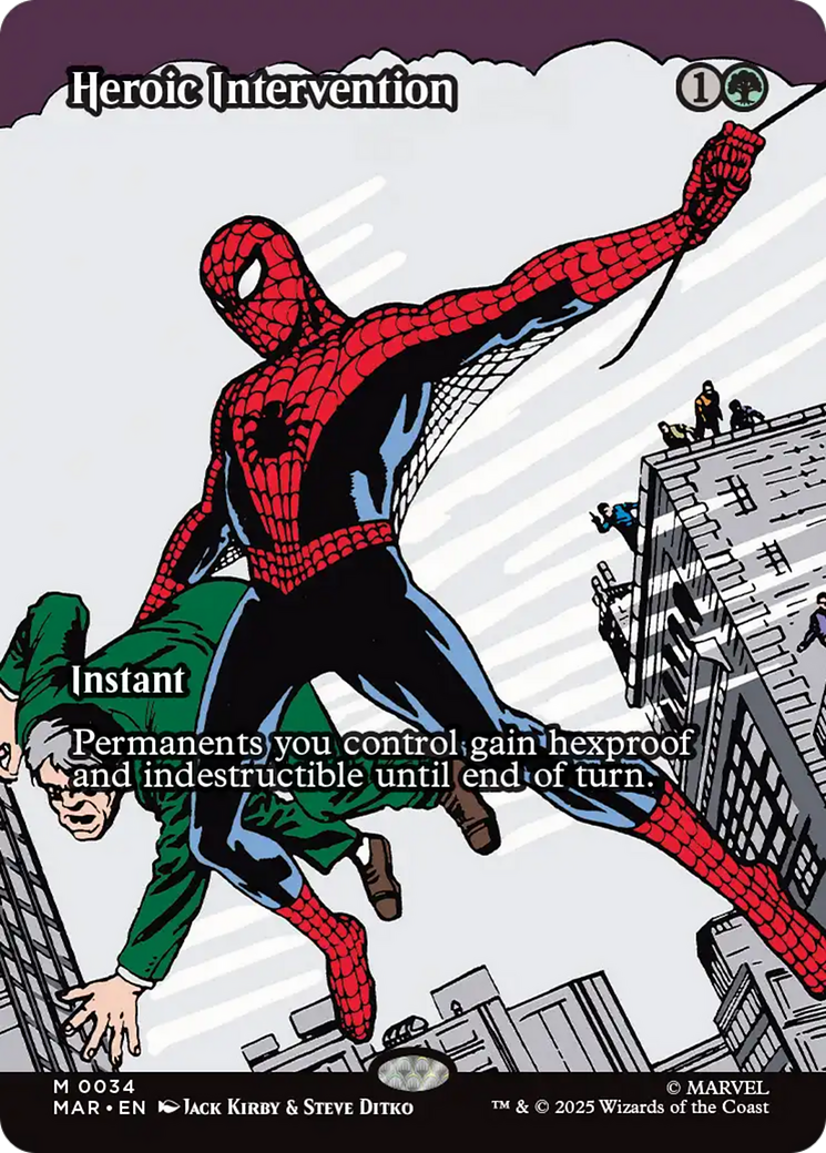 Heroic Intervention (Borderless) [Marvel's Spider-Man: Eternal-Legal] | Devastation Store