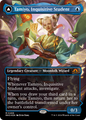 Tamiyo, Inquisitive Student // Tamiyo, Seasoned Scholar (Borderless) (Textured Foil) [Modern Horizons 3] | Devastation Store