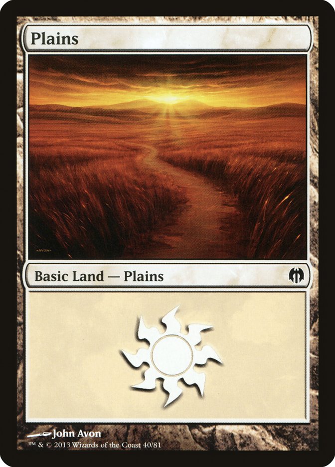 Plains (40) [Duel Decks: Heroes vs. Monsters] | Devastation Store