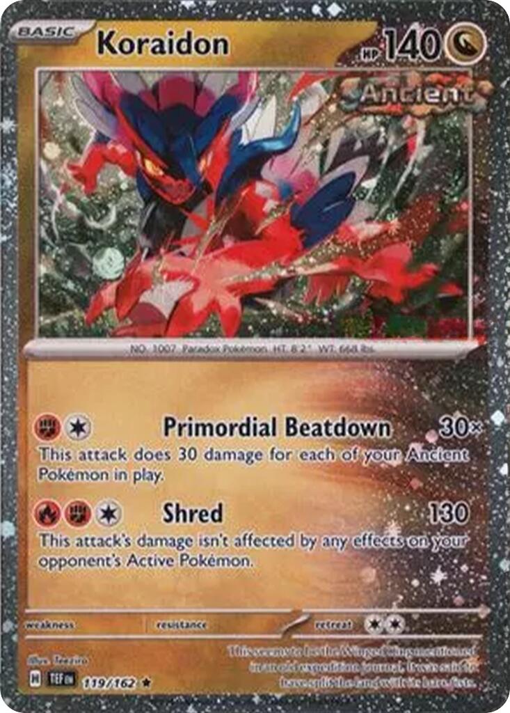 Koraidon (119/162) (Cosmos Holo) [Miscellaneous Cards] | Devastation Store
