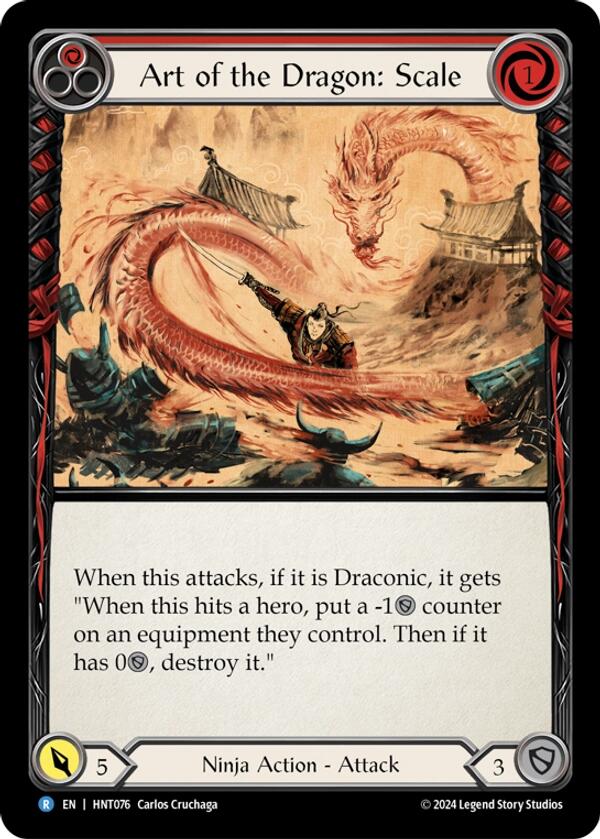 Art of the Dragon: Scale [HNT076] (The Hunted)  Rainbow Foil | Devastation Store