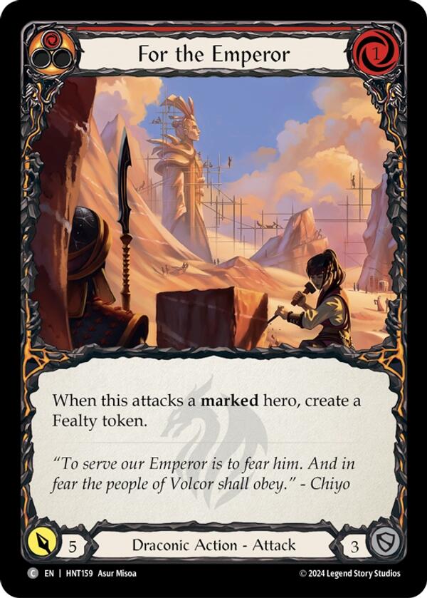 For the Emperor [HNT159] (The Hunted)  Rainbow Foil | Devastation Store