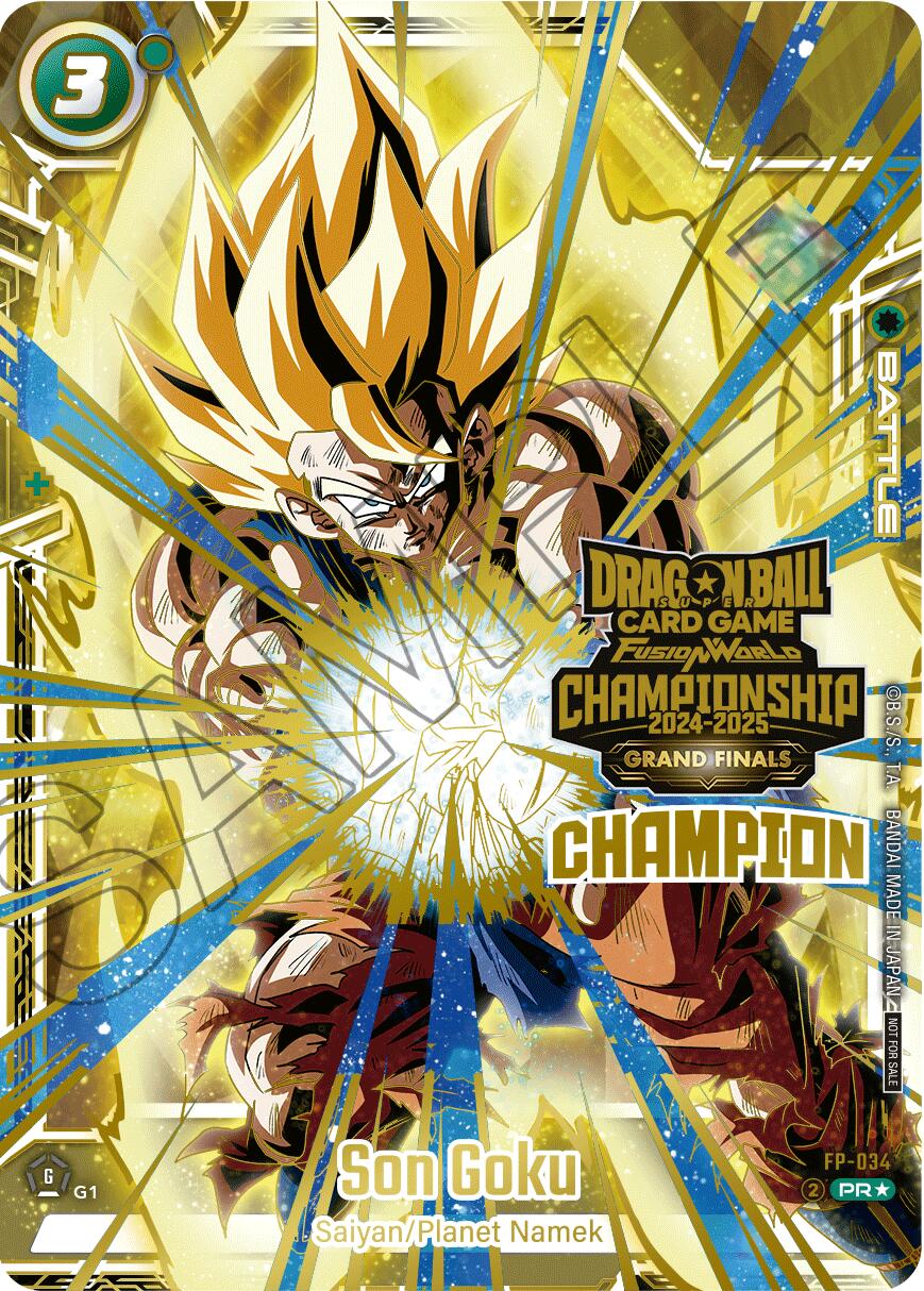 Son Goku (FP-034) (Champion) [Tournament and Championship Promos] | Devastation Store