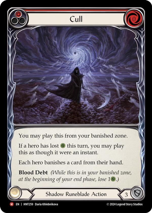 Cull [HNT259] (The Hunted)  Rainbow Foil | Devastation Store