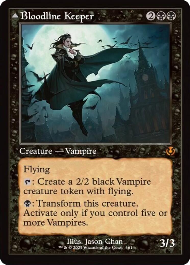 Bloodline Keeper // Lord of Lineage (Retro Frame) [Innistrad Remastered] | Devastation Store