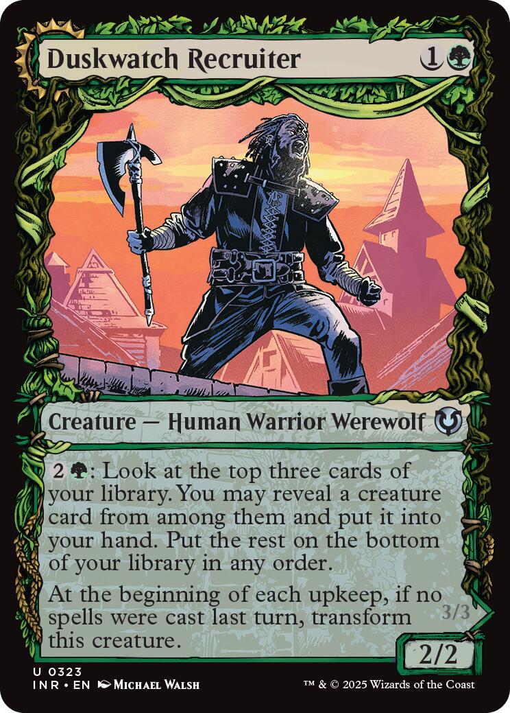 Duskwatch Recruiter // Krallenhorde Howler (Showcase) [Innistrad Remastered] | Devastation Store
