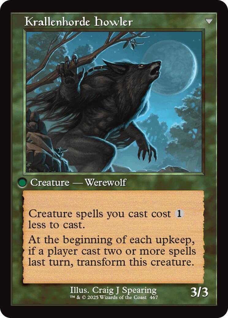 Duskwatch Recruiter // Krallenhorde Howler (Retro Frame) [Innistrad Remastered] | Devastation Store
