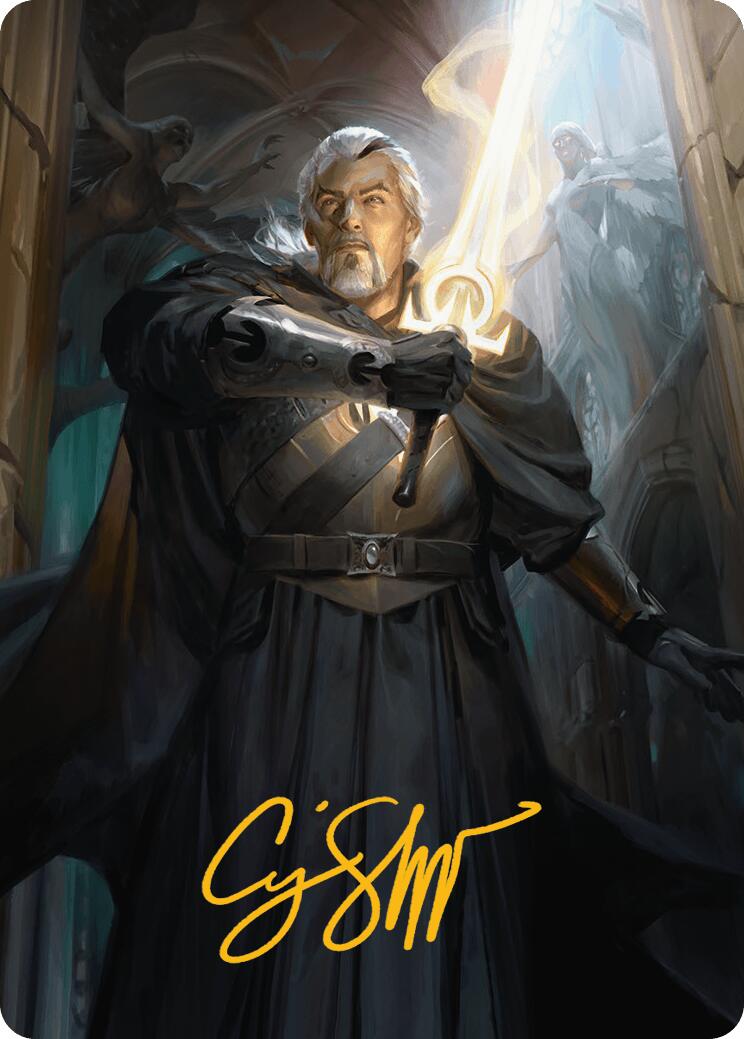 Odric, Lunarch Marshal Art Card (Gold-Stamped Signature) [Innistrad Remastered Art Series] | Devastation Store