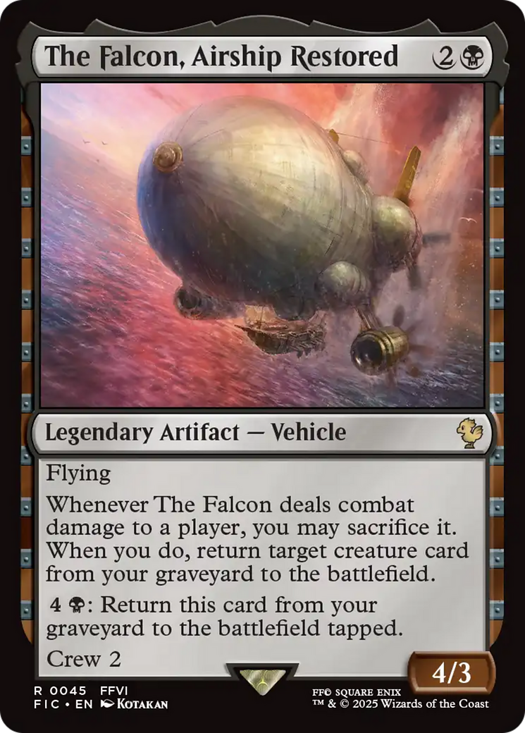 The Falcon, Airship Restored [FINAL FANTASY Commander] | Devastation Store