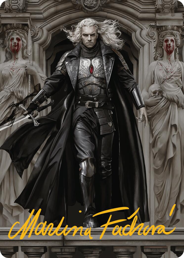 Sorin, Imperious Bloodlord Art Card (Gold-Stamped Signature) [Innistrad Remastered Art Series] | Devastation Store