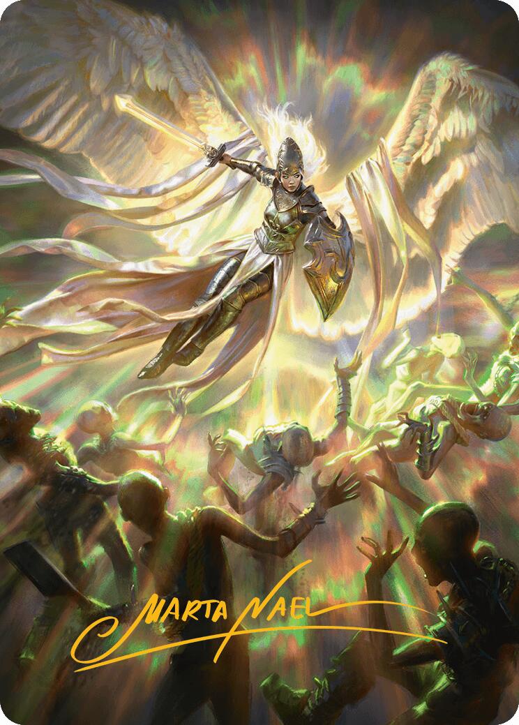 Vanquish the Horde Art Card (Gold-Stamped Signature) [Innistrad Remastered Art Series] | Devastation Store
