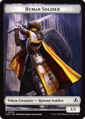 Eldrazi Horror // Human Soldier (0003) Double-Sided Token [Innistrad Remastered Tokens] | Devastation Store