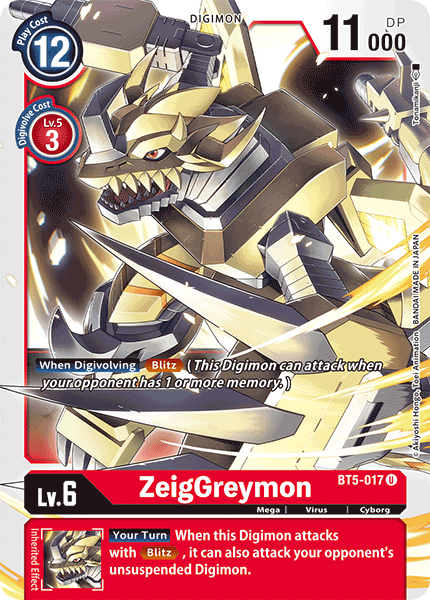 ZeigGreymon [BT5-017] [Battle of Omni] | Devastation Store