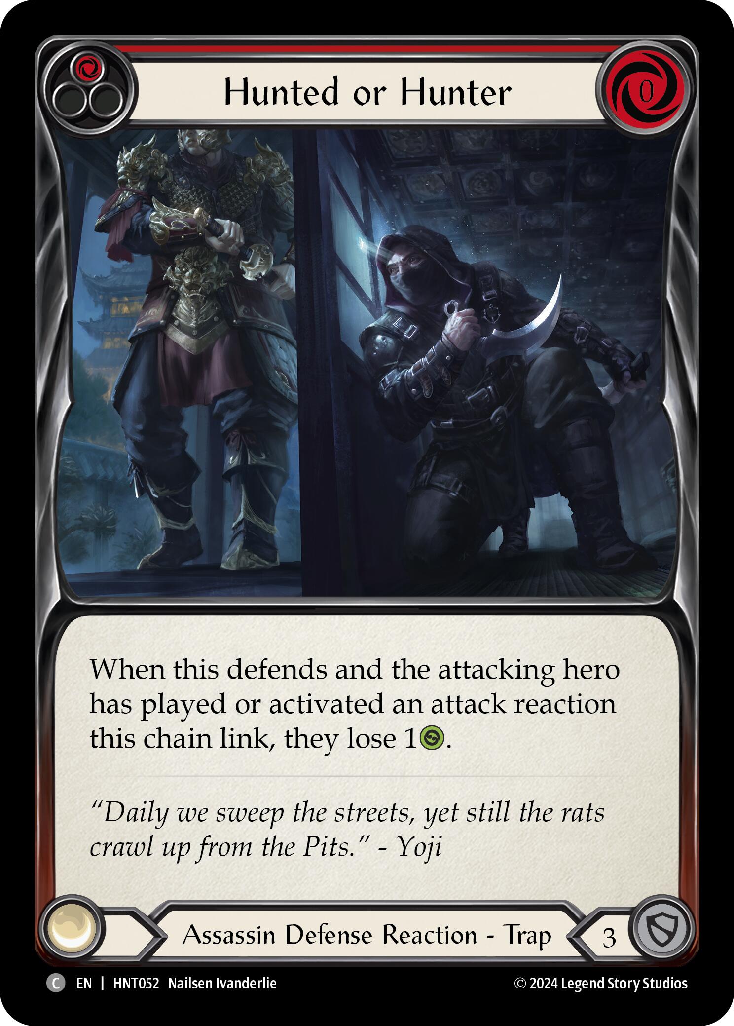 Hunted or Hunter (Red) [HNT052] (The Hunted) | Devastation Store