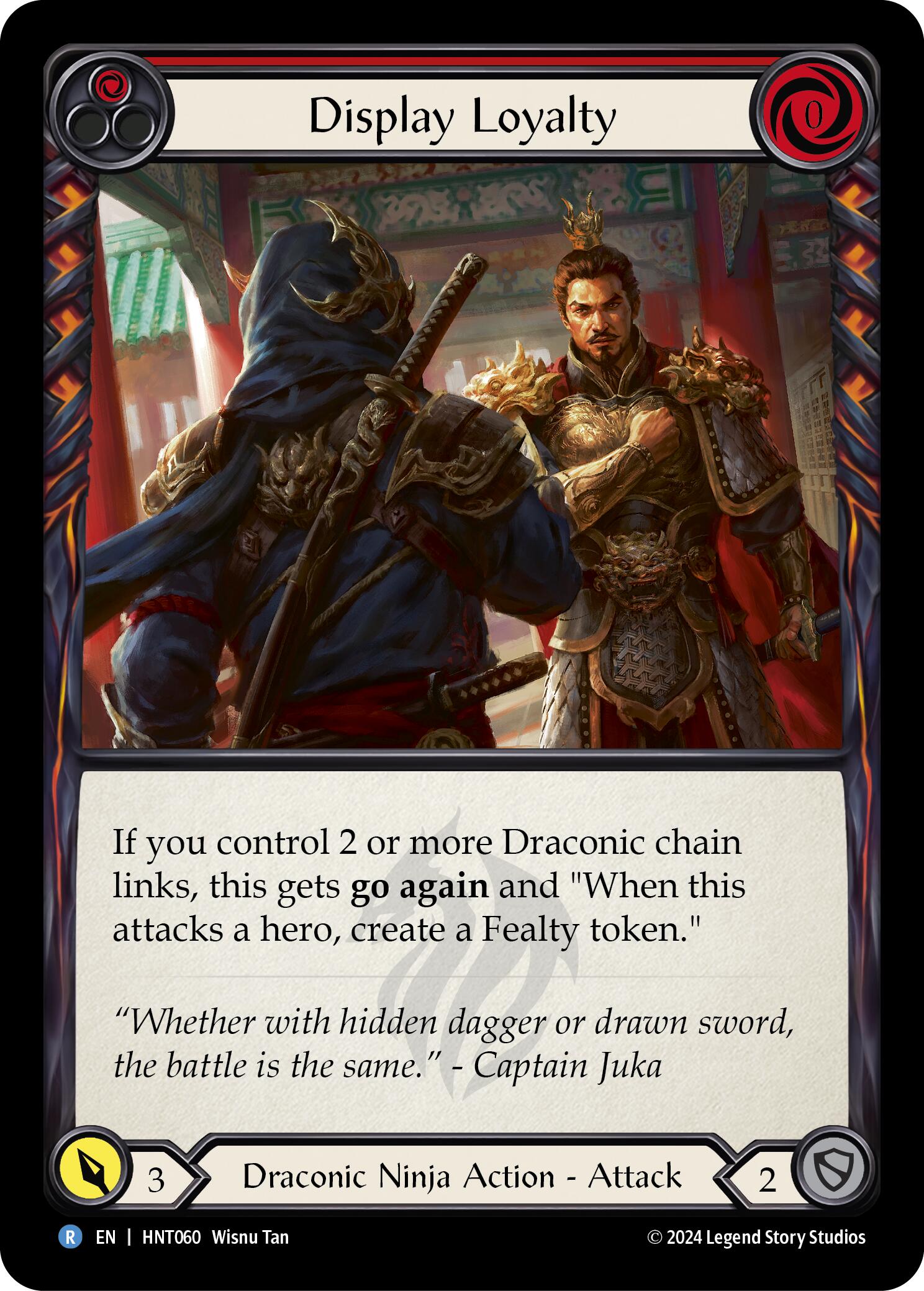 Display Loyalty (Red) [HNT060] (The Hunted)  Rainbow Foil | Devastation Store