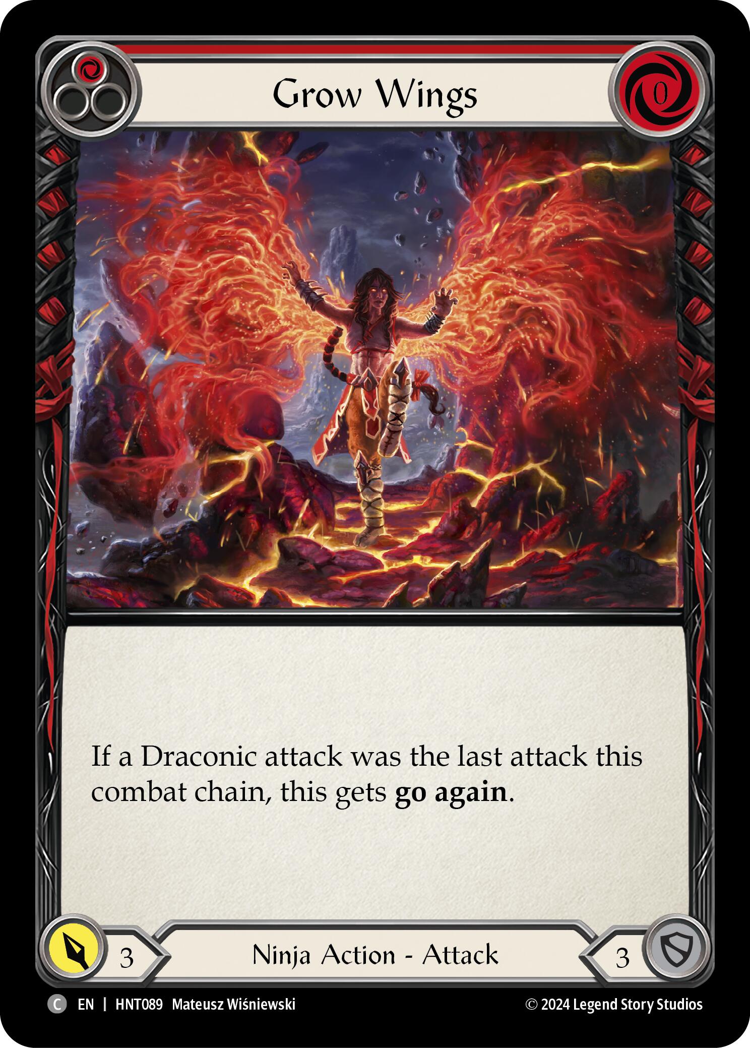 Grow Wings (Red) [HNT089] (The Hunted) | Devastation Store