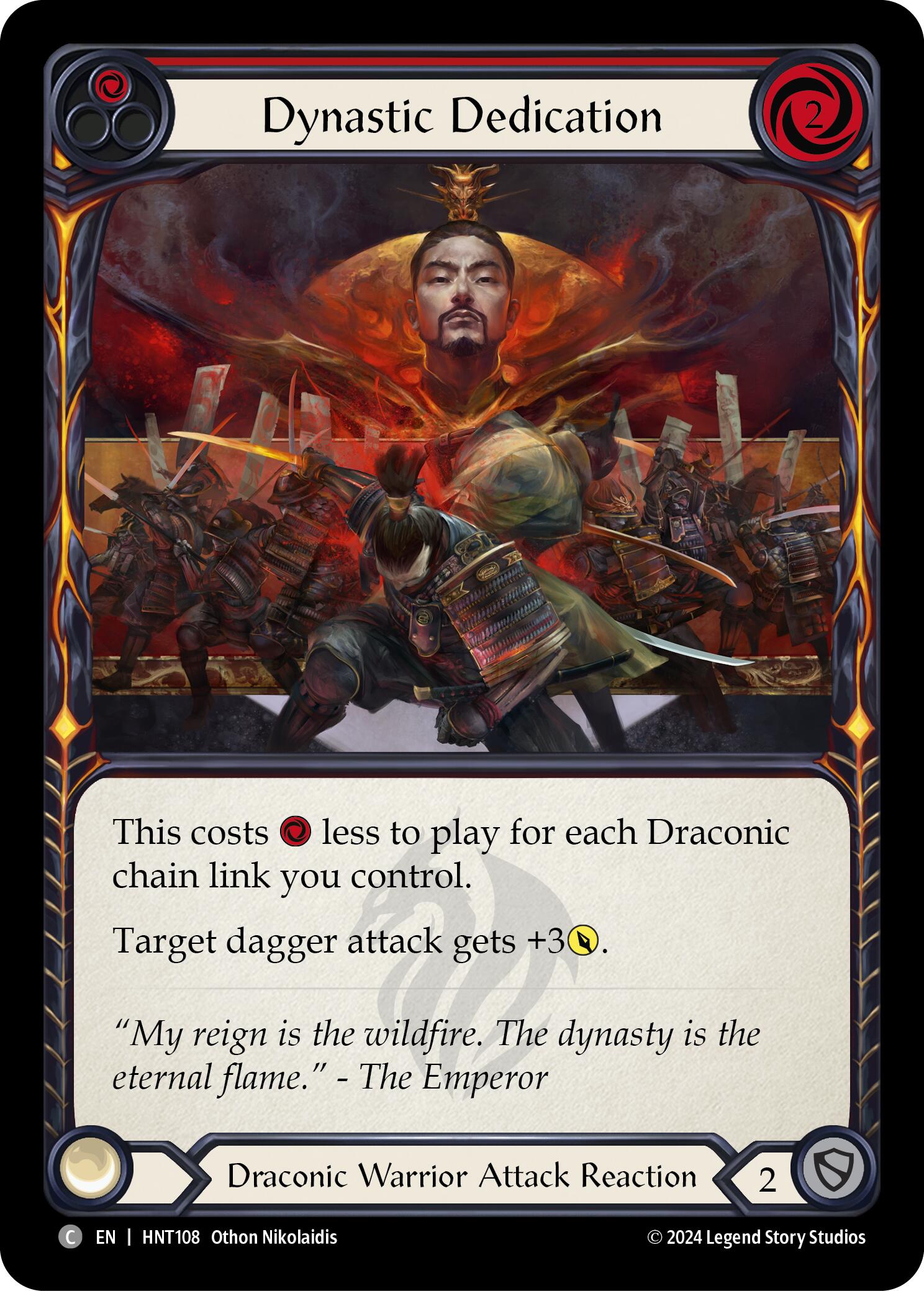 Dynastic Dedication (Red) [HNT108] (The Hunted) | Devastation Store