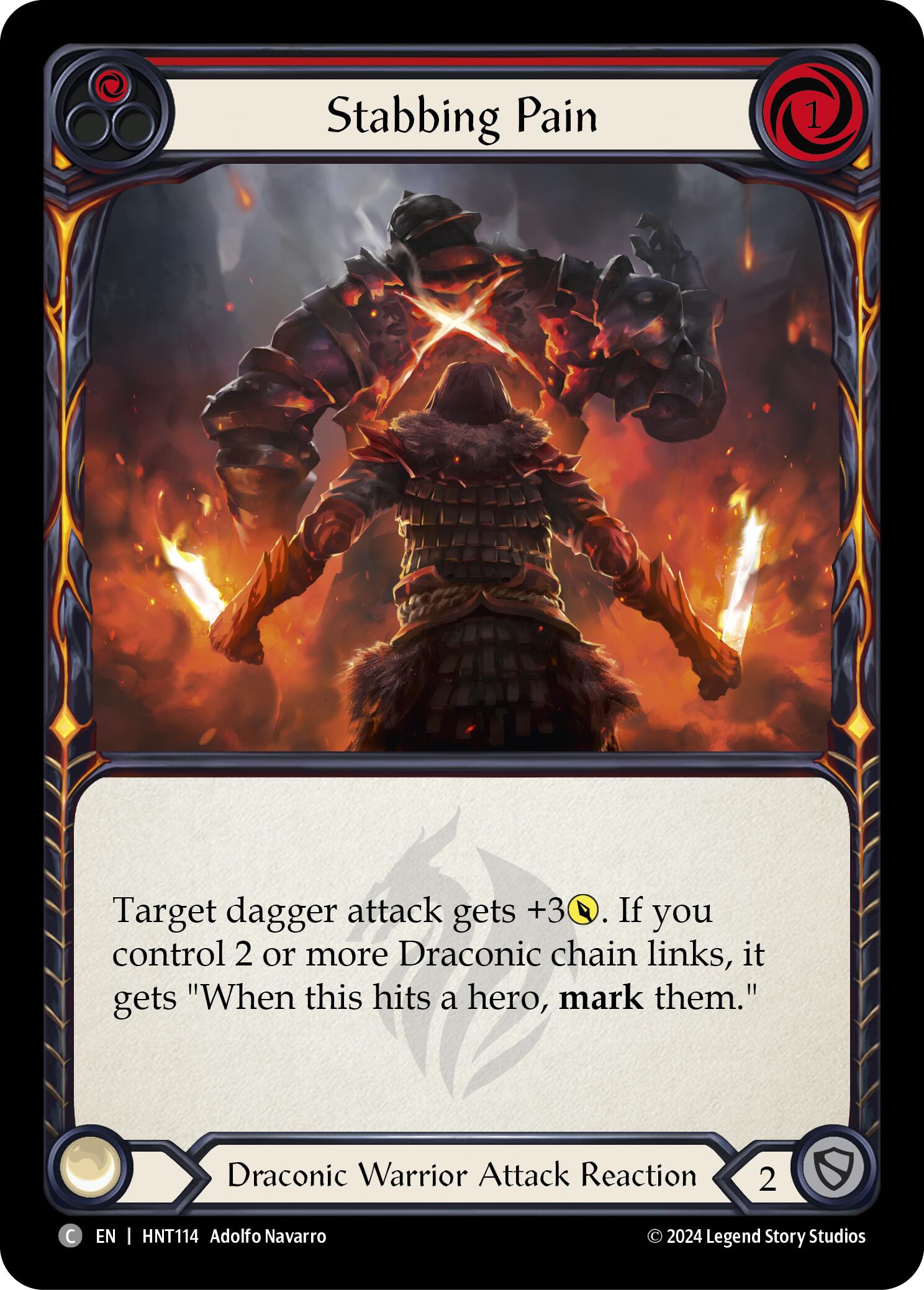Stabbing Pain (Red) [HNT114] (The Hunted) | Devastation Store