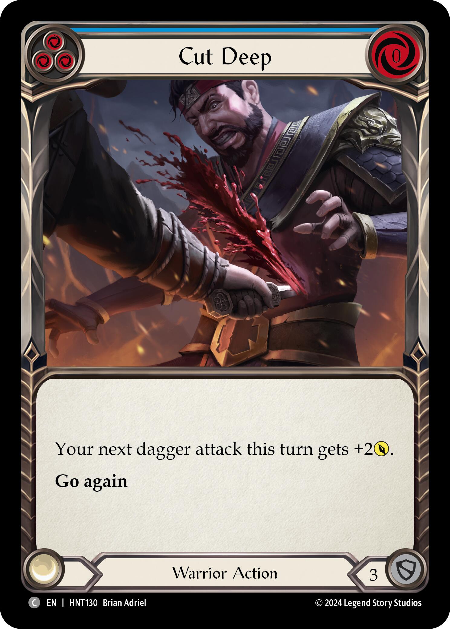 Cut Deep (Blue) [HNT130] (The Hunted) | Devastation Store