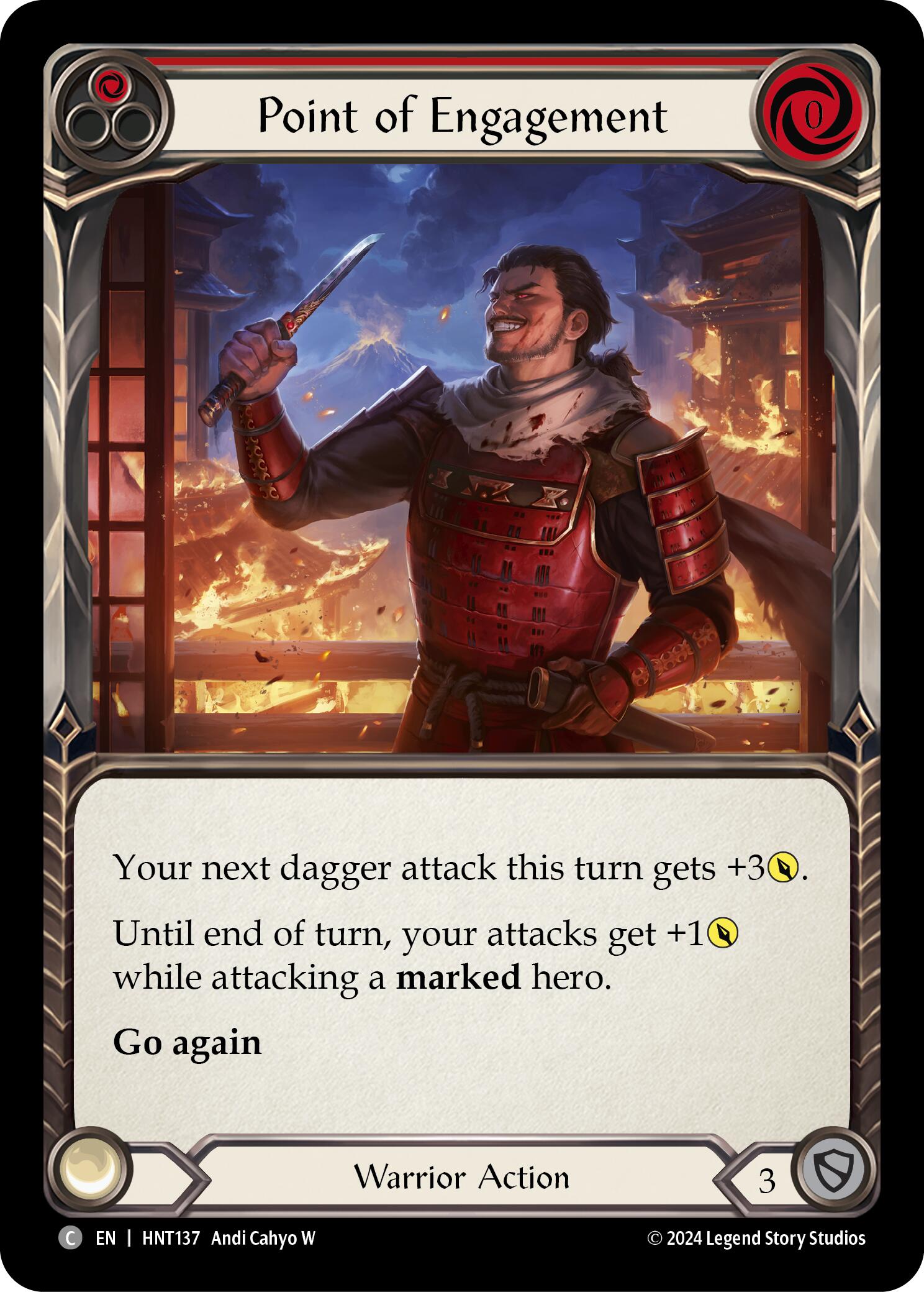 Point of Engagement (Red) [HNT137] (The Hunted)  Rainbow Foil | Devastation Store
