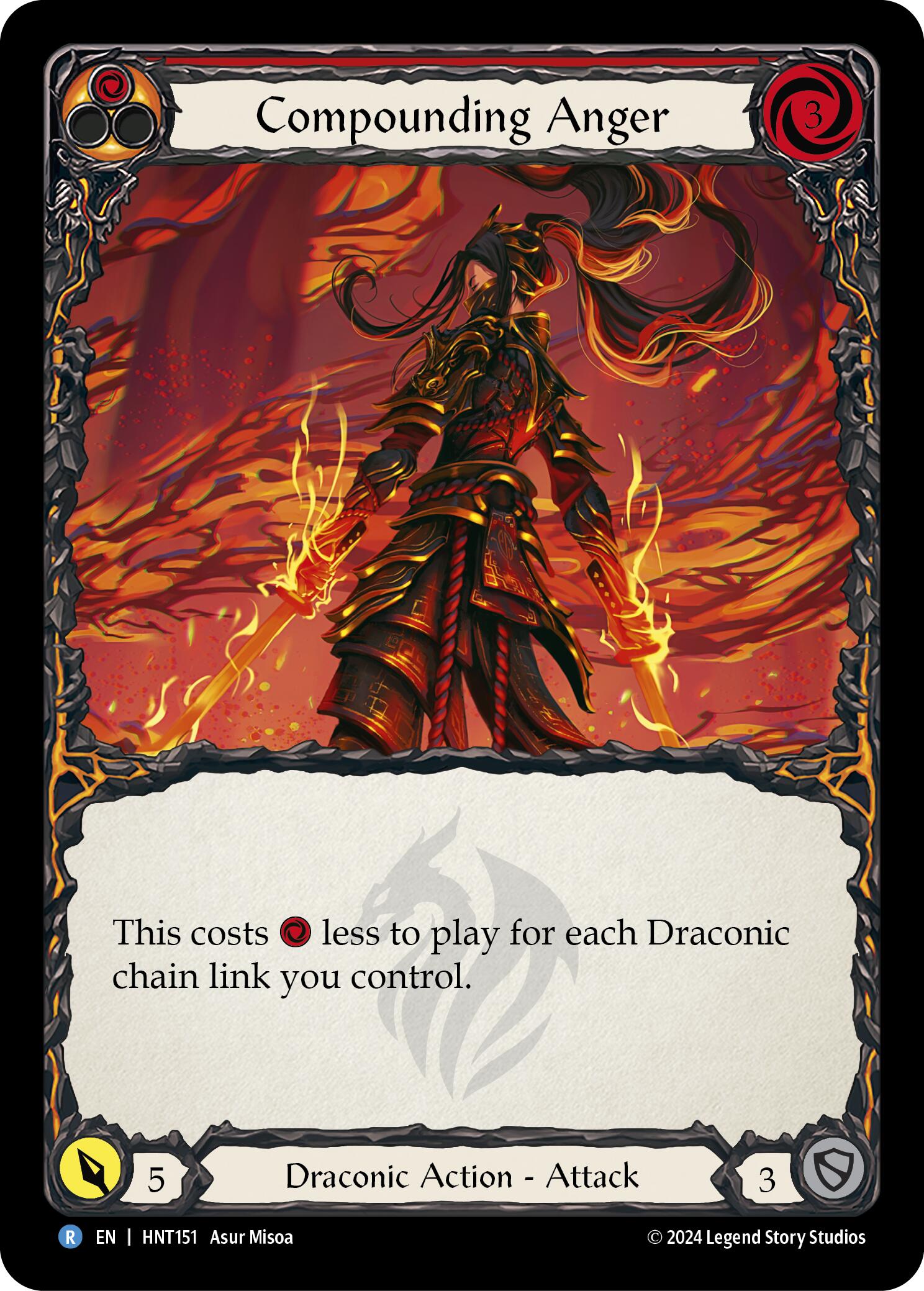 Compounding Anger (Red) [HNT151] (The Hunted) | Devastation Store