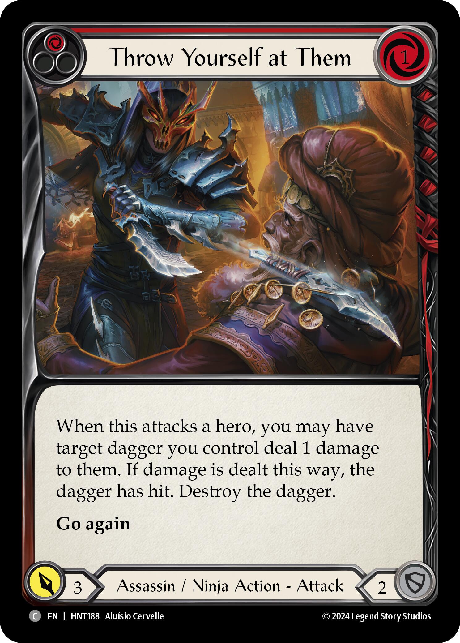 Throw Yourself at Them (Red) [HNT188] (The Hunted) | Devastation Store