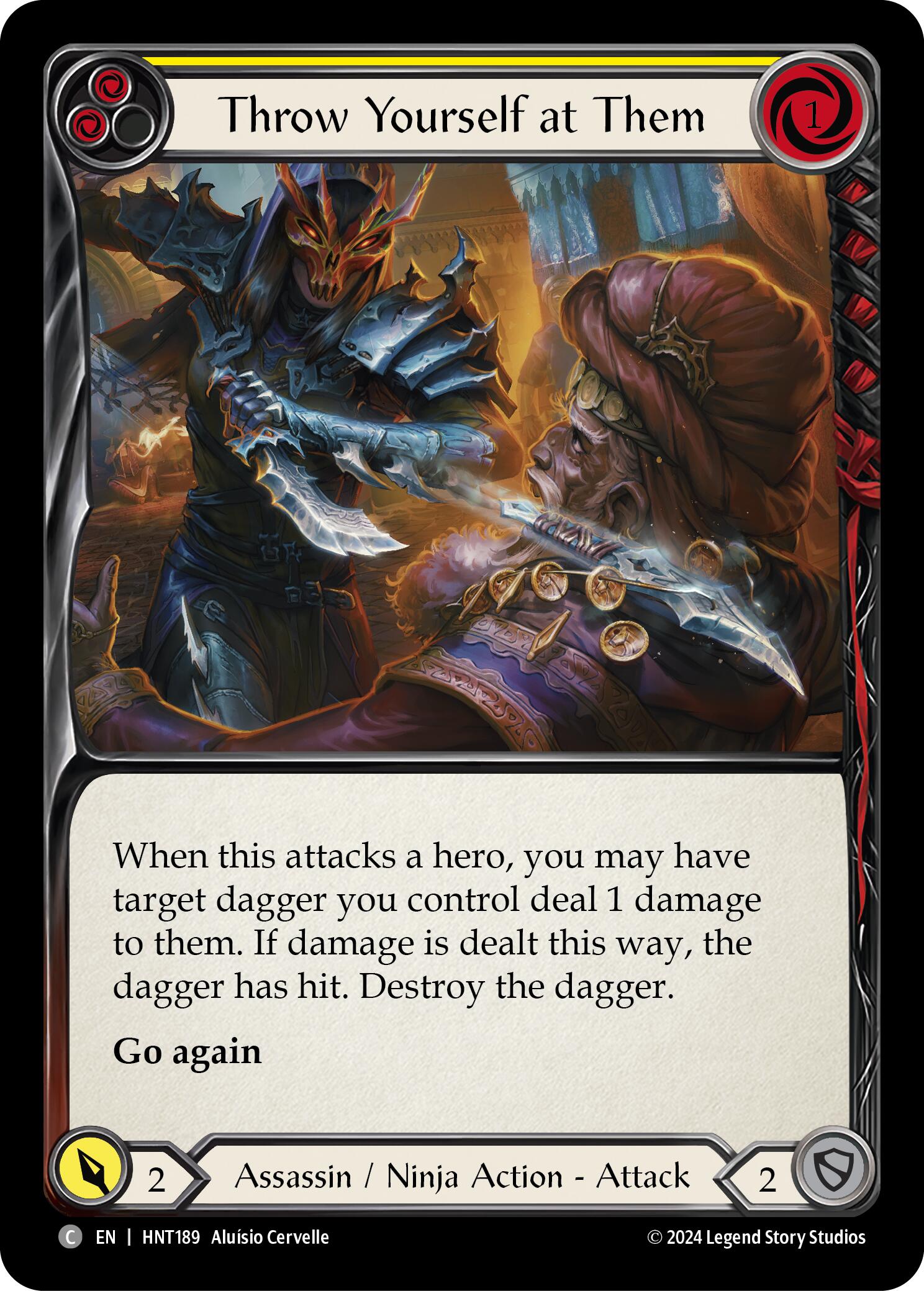 Throw Yourself at Them (Yellow) [HNT189] (The Hunted) | Devastation Store