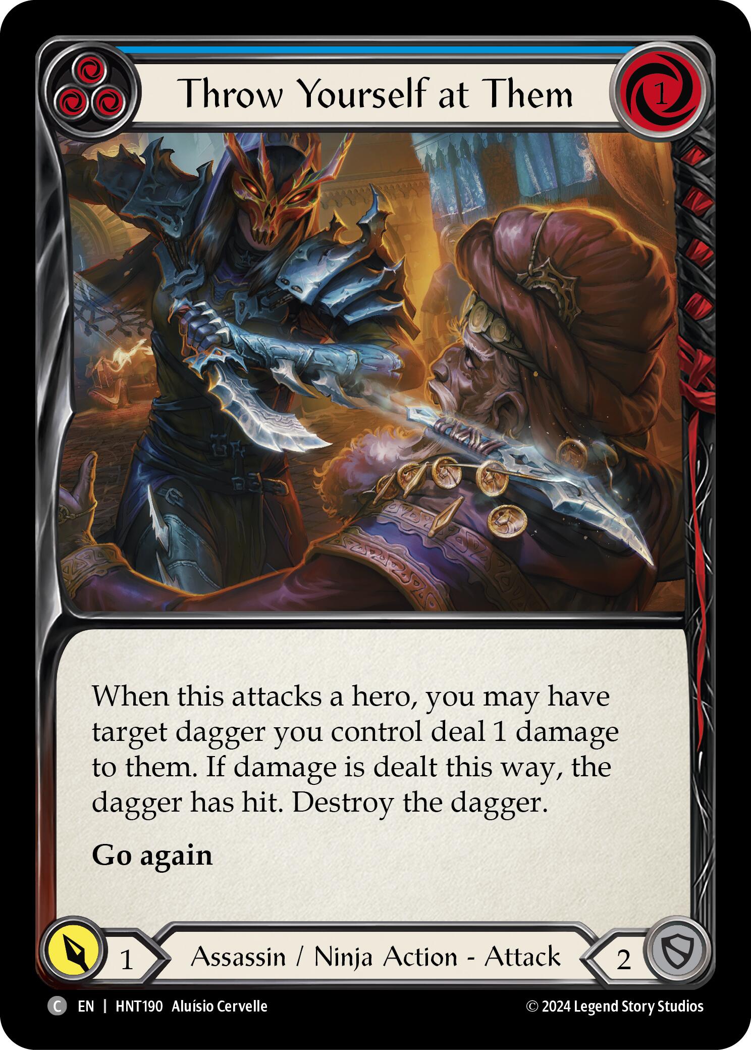 Throw Yourself at Them (Blue) [HNT190] (The Hunted) | Devastation Store