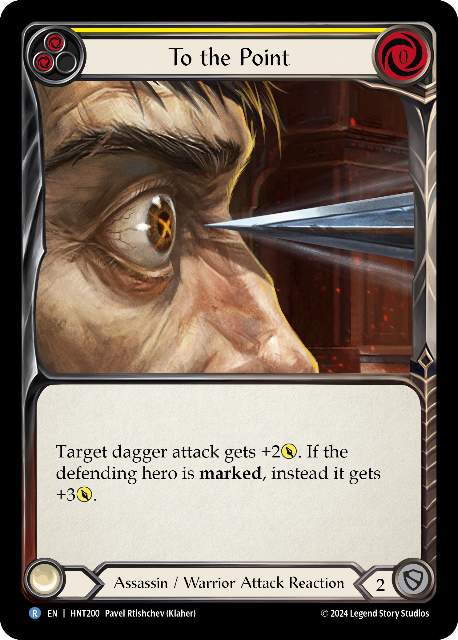 To the Point (Yellow) [HNT200] (The Hunted)  Rainbow Foil | Devastation Store