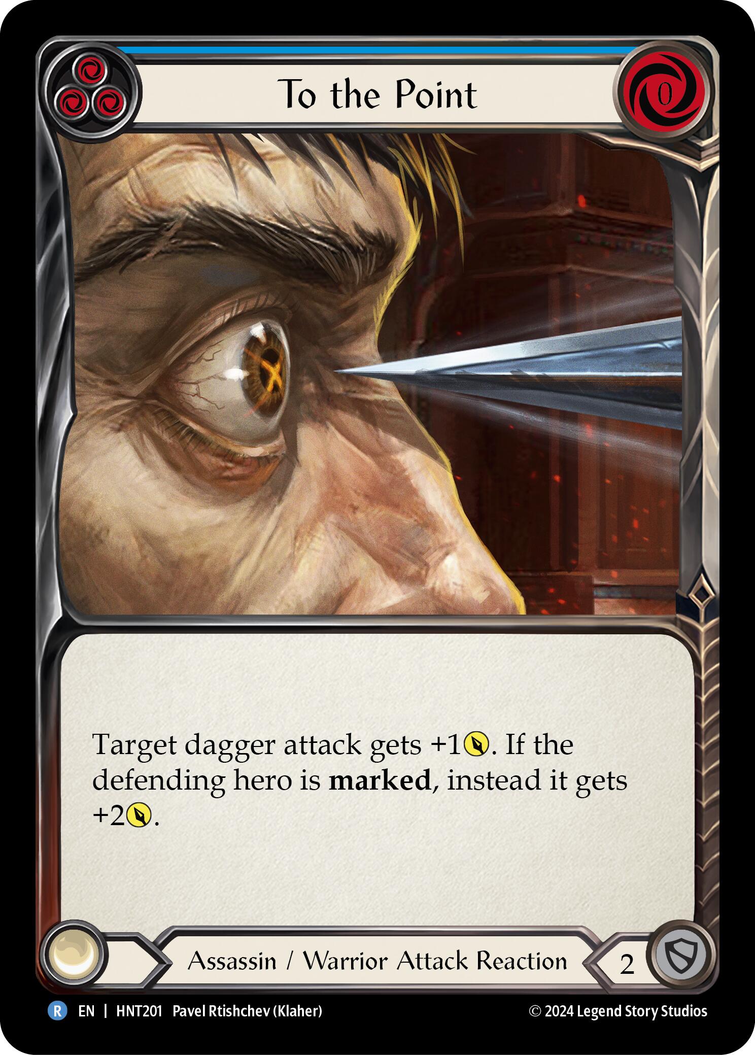 To the Point (Blue) [HNT201] (The Hunted)  Rainbow Foil | Devastation Store