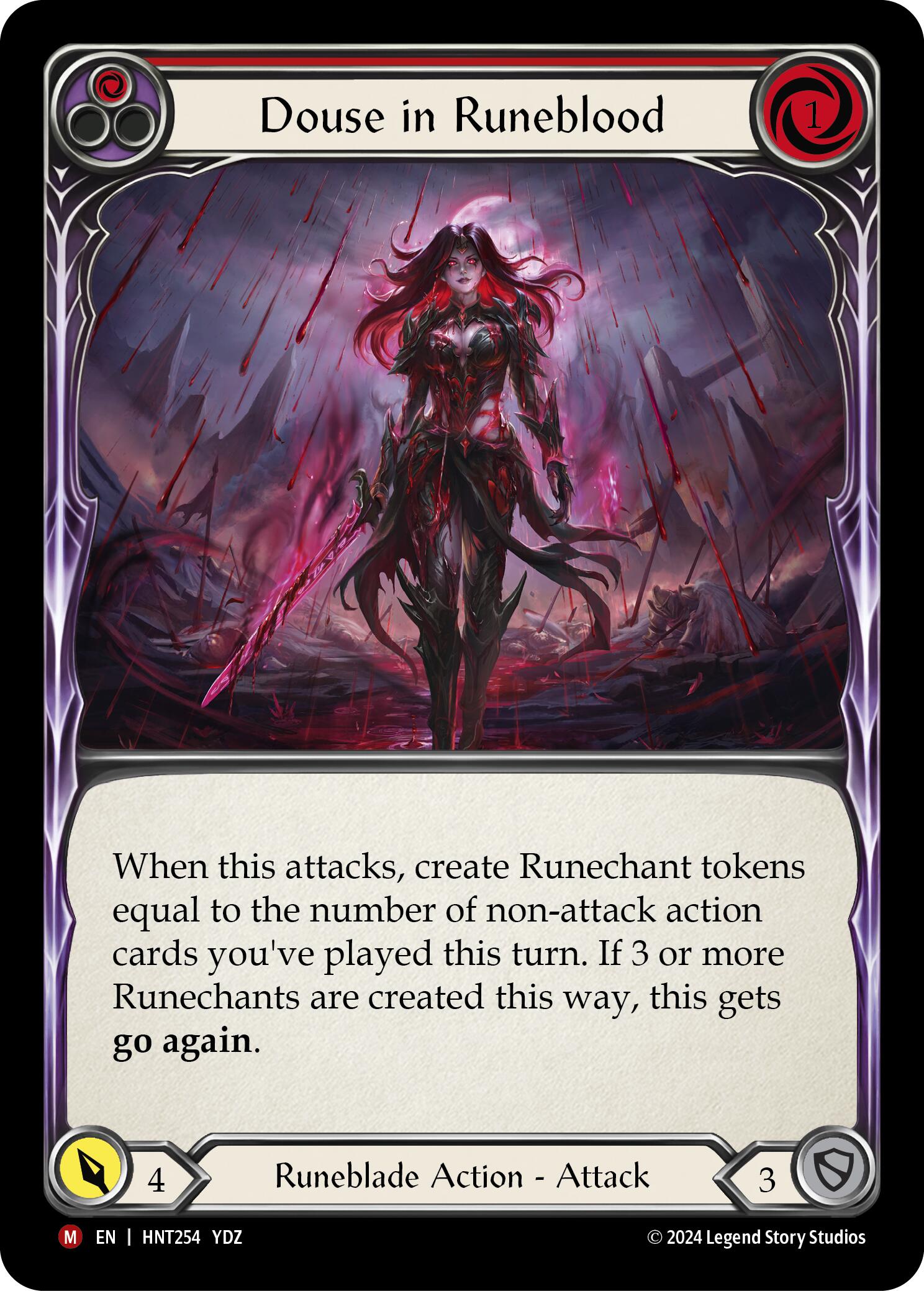 Douse in Runeblood [HNT254] (The Hunted) | Devastation Store