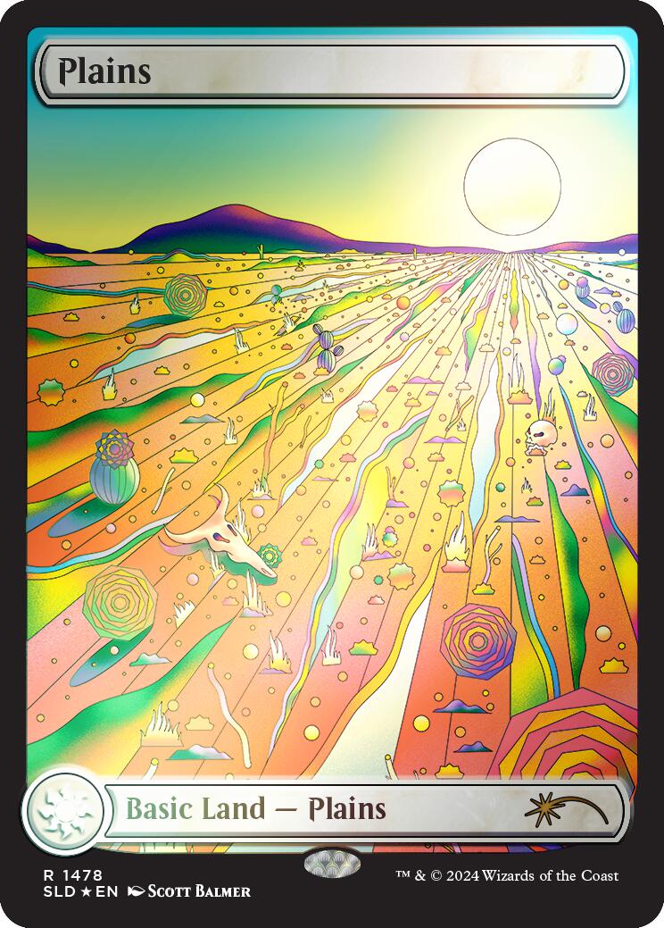 Plains (1478) (Rainbow Foil) [Secret Lair Drop Series] | Devastation Store
