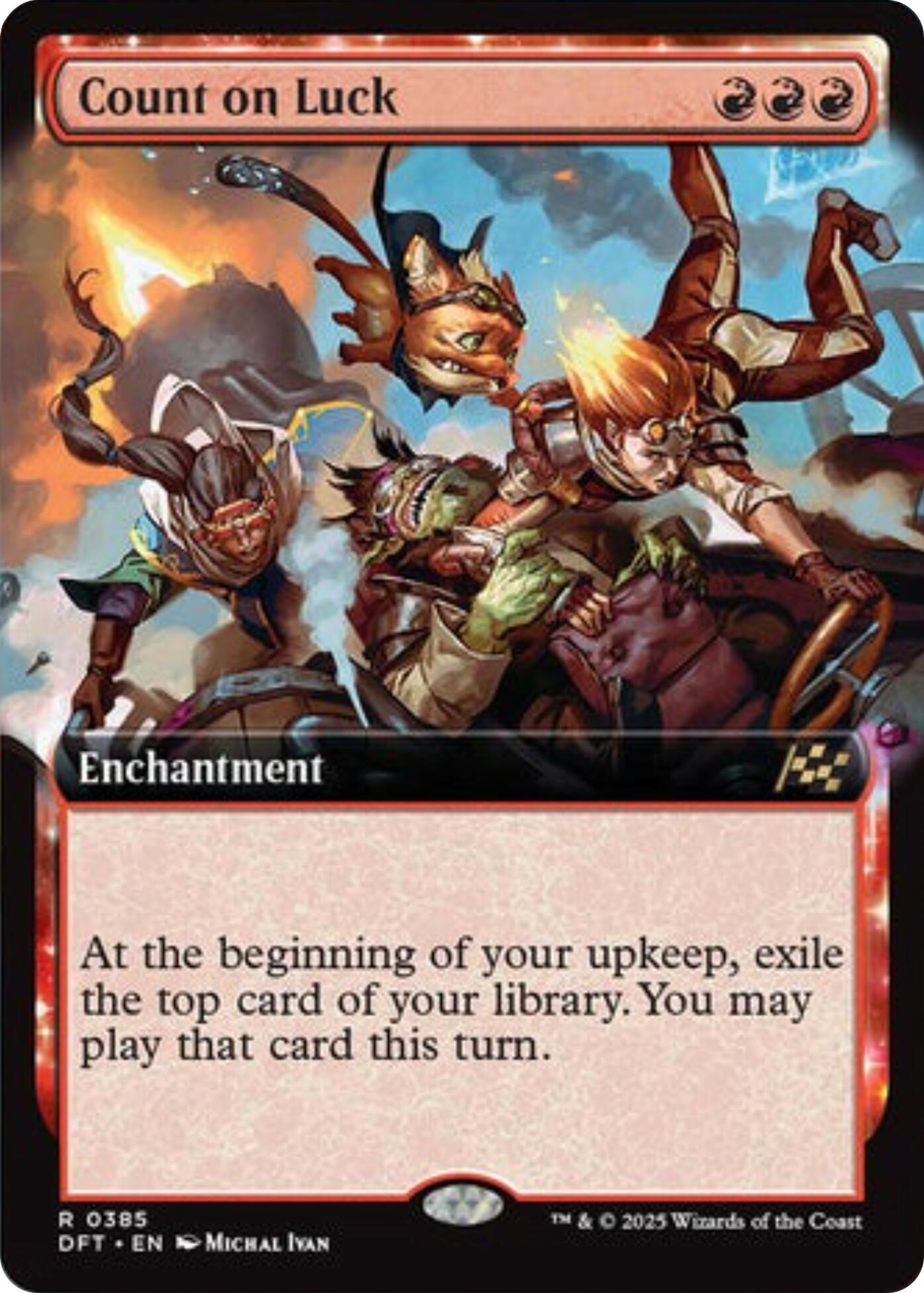 Count on Luck (Extended Art) [Aetherdrift] | Devastation Store
