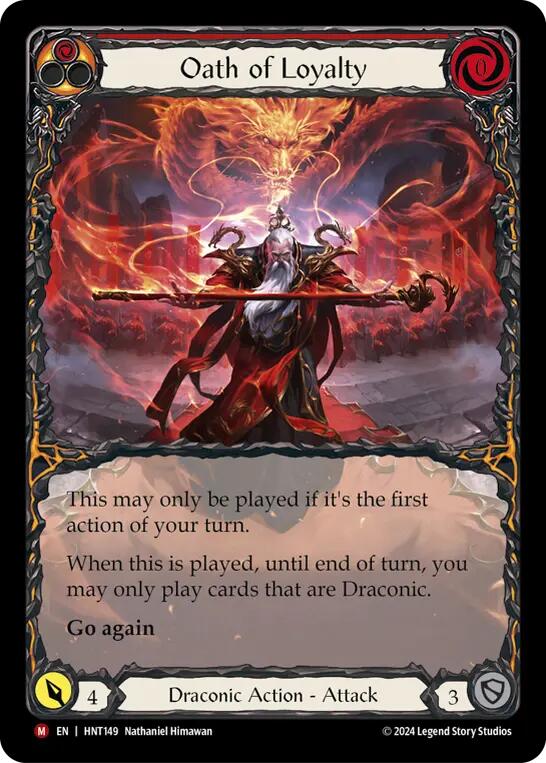 Oath of Loyalty (Extended Art) [HNT149] (The Hunted)  Rainbow Foil | Devastation Store