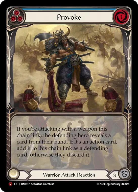 Provoke (Extended Art) [HNT117] (The Hunted)  Rainbow Foil | Devastation Store