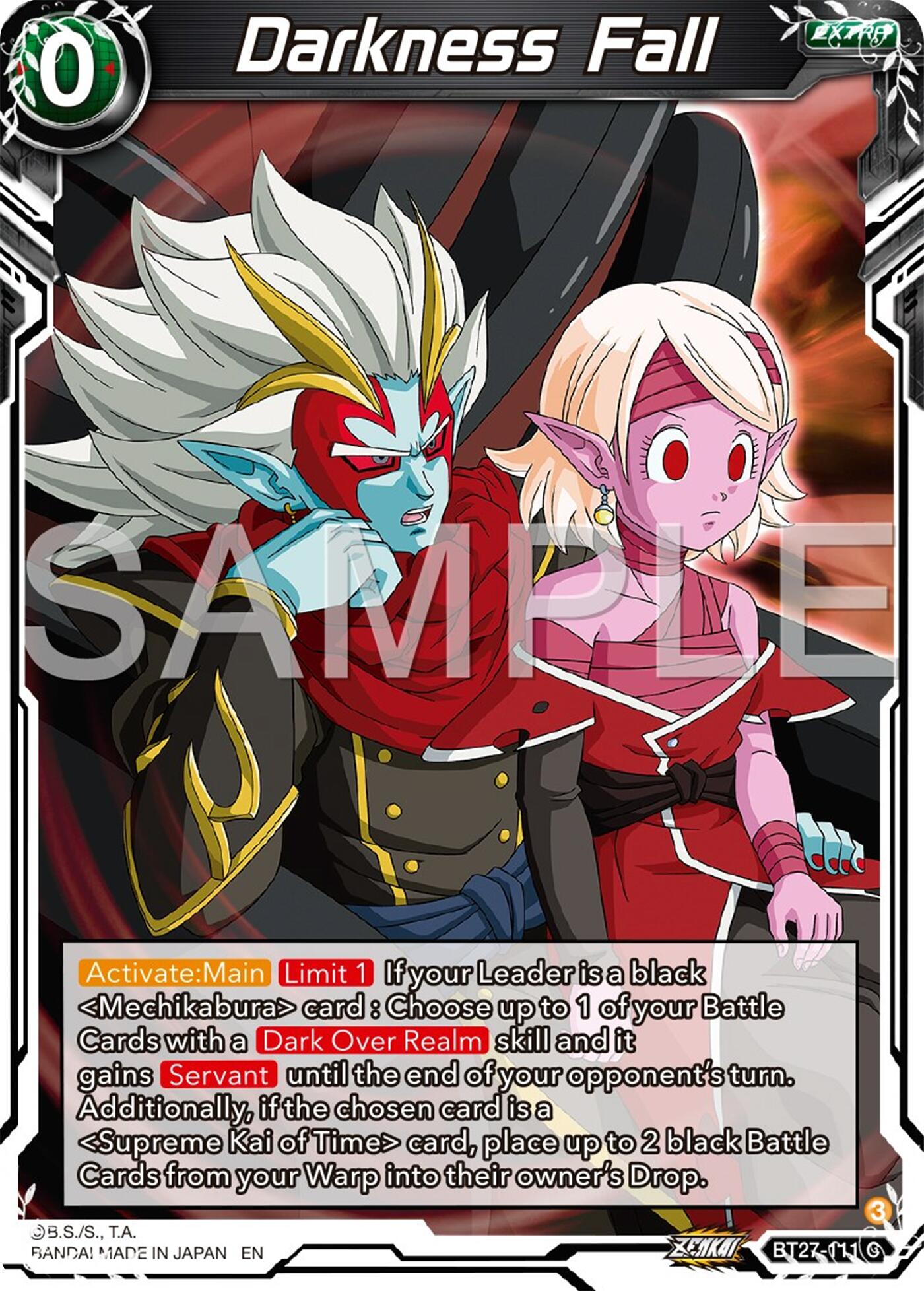 Darkness Fall (BT27-111) [History of Z] | Devastation Store