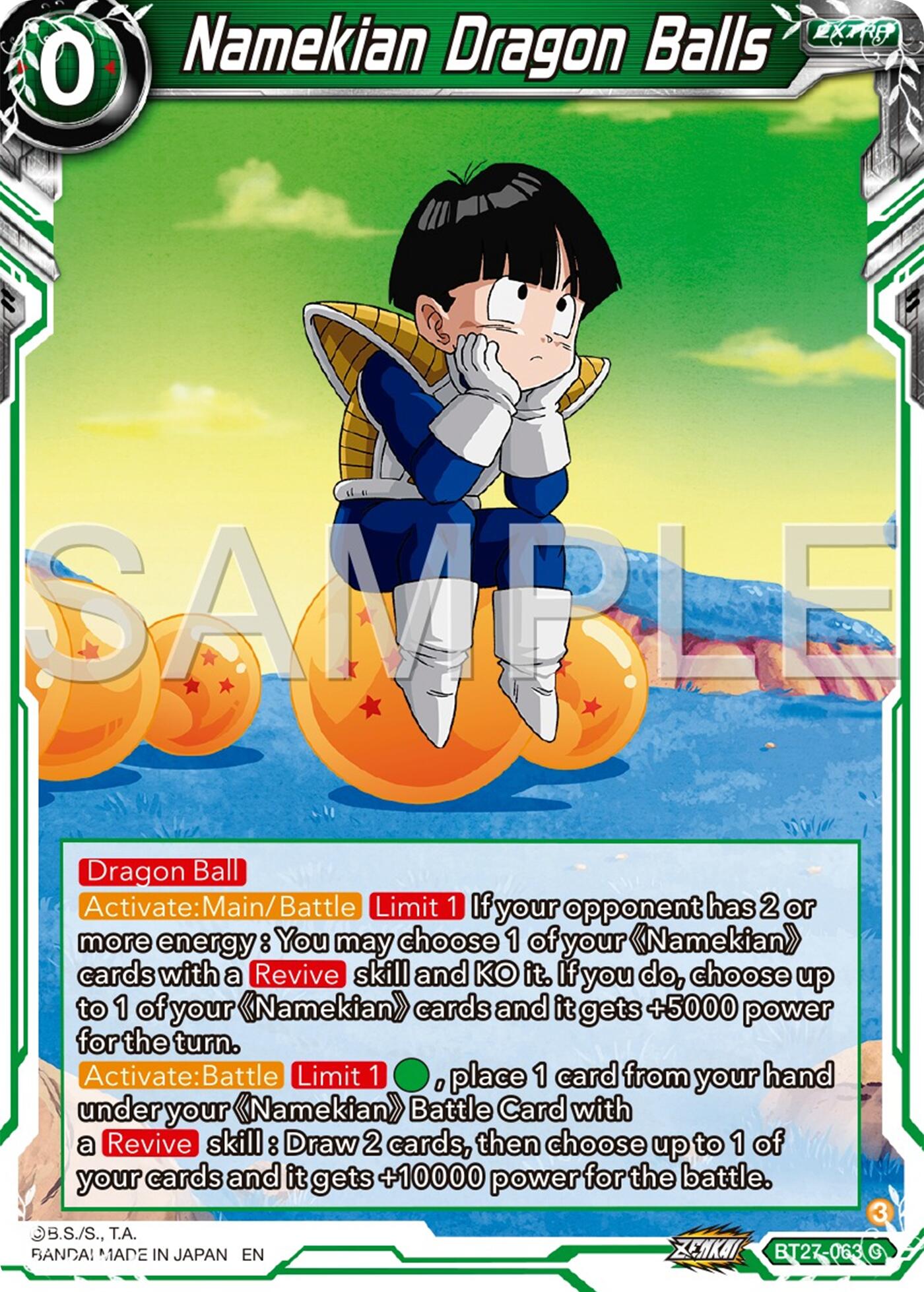 Namekian Dragon Balls (BT27-063) [History of Z] | Devastation Store