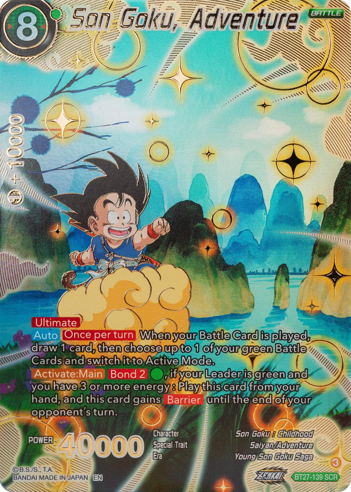 Son Goku, Adventure (BT27-139) [History of Z] | Devastation Store