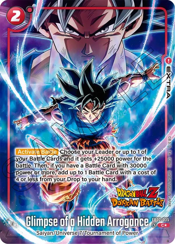 Glimpse of a Hidden Arrogance (Dragon Ball Z Dokkan Battle Alternate Art) [Blazing Aura] - Devastation Store | Devastation Store