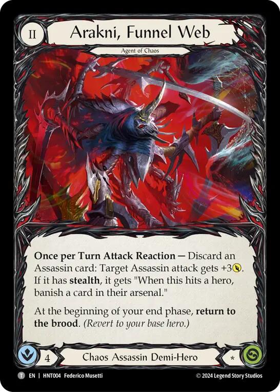 Arakni, Black Widow // Arakni, Funnel Web [HNT003//HNT004] (The Hunted) | Devastation Store