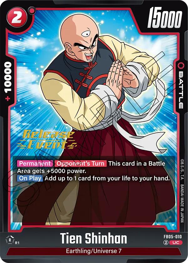 Tien Shinhan (FB05-010) [New Adventure Release Event Cards] | Devastation Store