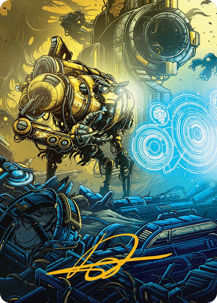 Mendicant Core, Guidelight Art Card (1/54) (Gold-Stamped Signature) [Aetherdrift Art Series] | Devastation Store