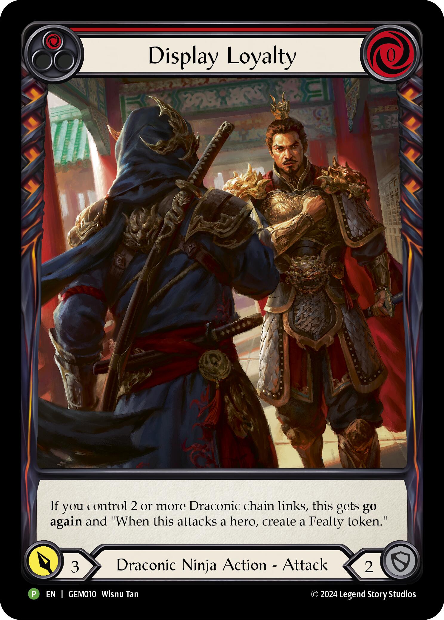 Display Loyalty (Red) [GEM010] (GEM Pack 1)  Rainbow Foil | Devastation Store