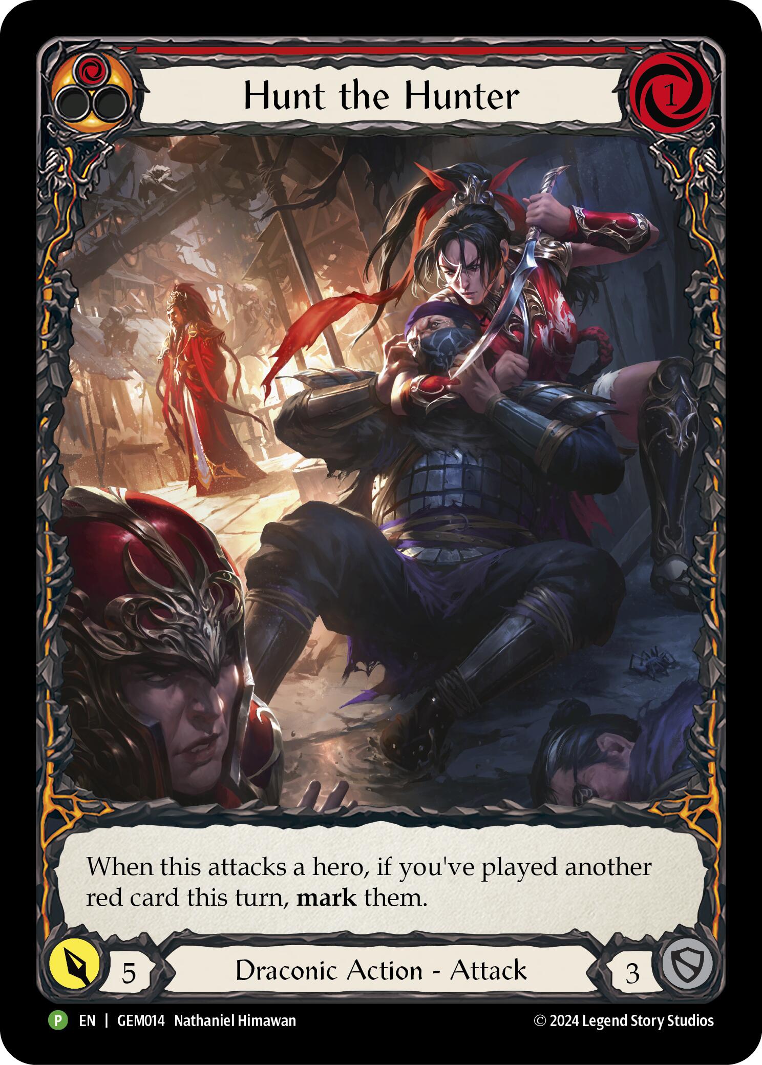 Hunt the Hunter (Red) [GEM014] (GEM Pack 1)  Rainbow Foil | Devastation Store